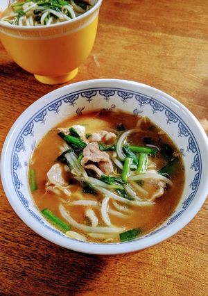 ニラもやしあんかけ味噌ラーメン-レシピのメイン写真