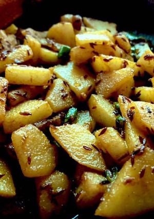 千両梨のザブジ（スパイスの炒め煮）-レシピのメイン写真