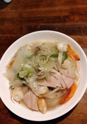 冷蔵庫にあるものであんかけ焼きそば-レシピのメイン写真