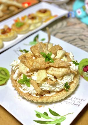 誕生日ケーキ『生パイ』金粉サクサクパイ　-レシピのメイン写真