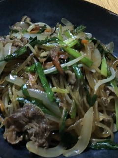 【韓国料理】春雨で出来る本格チャプチェ-レシピのメイン写真