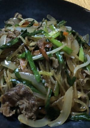 【韓国料理】春雨で出来る本格チャプチェ-レシピのメイン写真