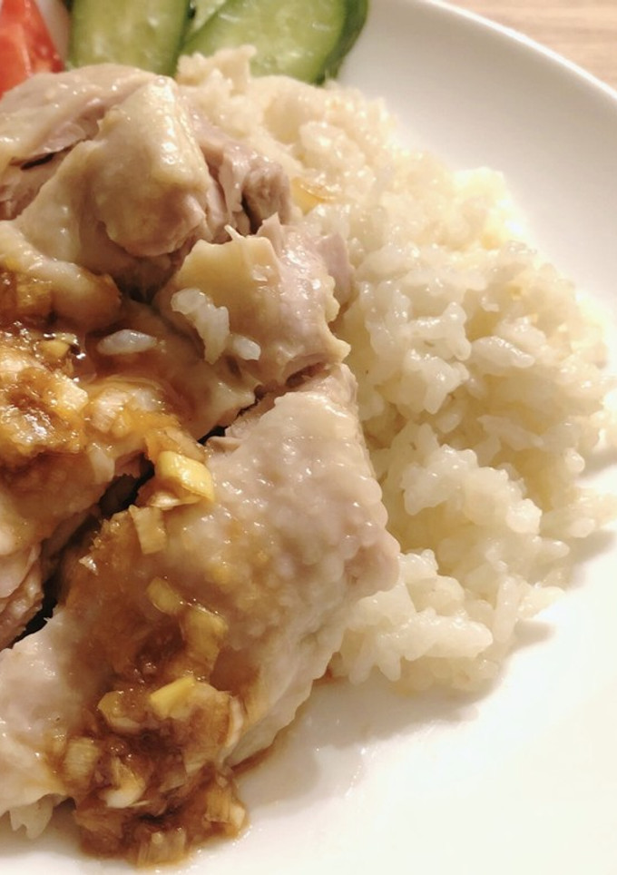 炊飯器で簡単＊本格的カオマンガイ-レシピのメイン写真