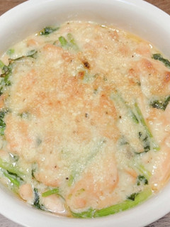 鮭とほうれん草の豆乳グラタン-レシピのメイン写真