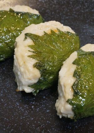 【ヘルシー】鶏とエノキのシソバーグ-レシピのメイン写真