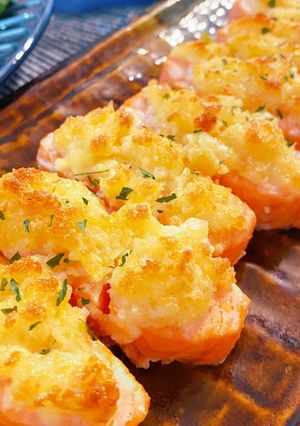 サーモンのマヨパン粉焼き お弁当にも-レシピのメイン写真