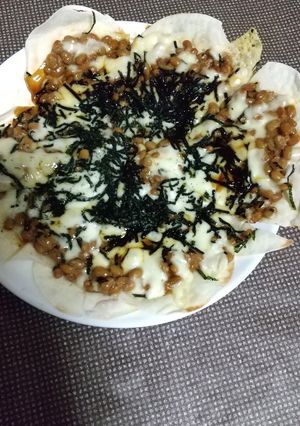 餃子の皮で納豆ピザ-レシピのメイン写真