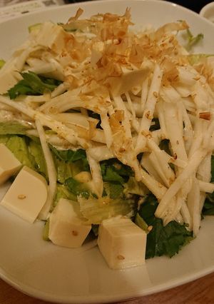 豆腐 カブ みつば 簡単サラダ-レシピのメイン写真