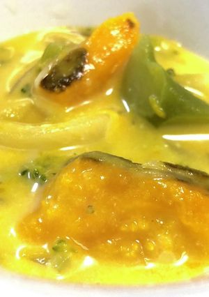 塩麹と甘酒だけ、かぼちゃ入り野菜スープ-レシピのメイン写真