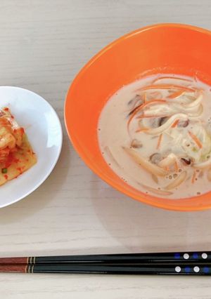 松の実うどん-レシピのメイン写真