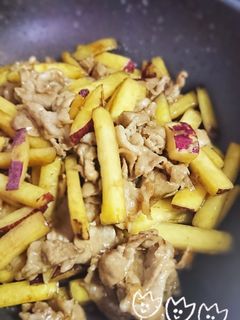 ☆豚肉とさつま芋の甘辛炒め☆-レシピのメイン写真