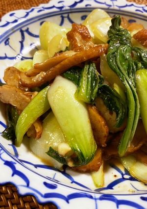 青梗菜のオイスターソース炒め-レシピのメイン写真