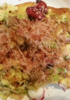 タコとアボカドのお好み焼き♡-レシピのメイン写真