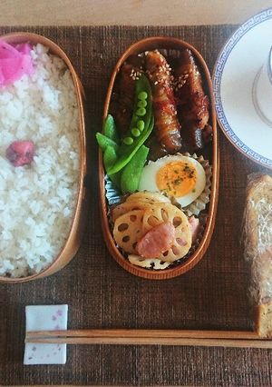 お弁当★こんにゃく豚バラ巻き★メイン-レシピのメイン写真