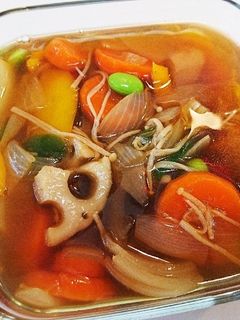 野菜炒めのめんつゆ漬け-レシピのメイン写真