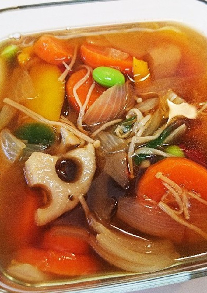 野菜炒めのめんつゆ漬け-レシピのメイン写真