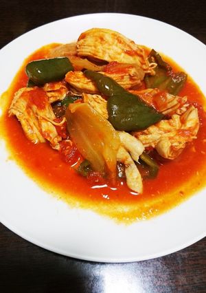 やわらか鶏むね肉のヘルシートマト煮-レシピのメイン写真