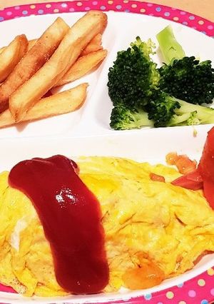 薄味ケチャップライス (オムライス)-レシピのメイン写真