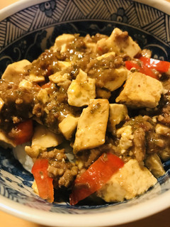 XO醤ベース麻婆豆腐の麻婆丼-レシピのメイン写真