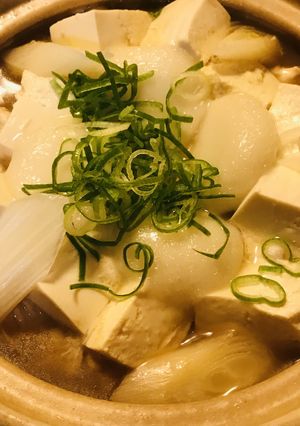 プチッと鍋●鶏肉＆豆腐の煮込み餅うどん鍋-レシピのメイン写真
