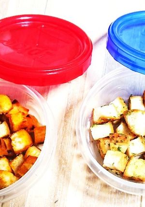 余ったパンをレンジで楽チン絶品ラスク-レシピのメイン写真
