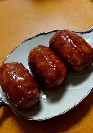 調味料２種類のみ！ 肉巻きおにぎり-レシピのメイン写真