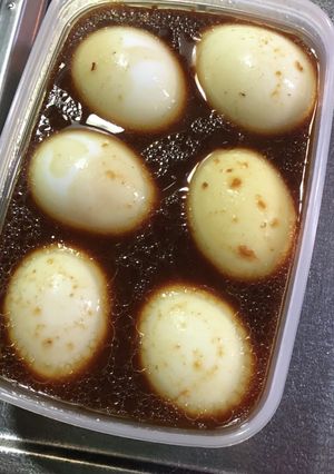 手羽元煮込みの残り汁で煮玉子-レシピのメイン写真