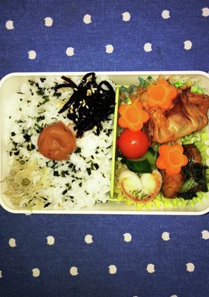 鶏そぼろ餃子揚げ　　　　　(餃子弁当♡)-レシピのメイン写真
