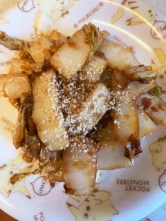 【減塩】白菜のおかか甜麺醤マヨ炒め-レシピのメイン写真