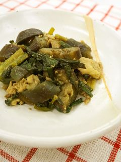豚肉となすのカレー炒め★神戸市学校給食-レシピのメイン写真