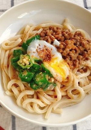 【ごまドレ】爆弾サラダうどん-レシピのメイン写真