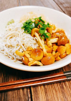 さっぱり☆なめことしらすの大根おろし和え-レシピのメイン写真