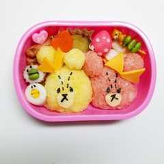 ルルロロ お弁当 キャラ弁 ♡♡-レシピのメイン写真