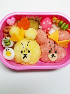 ルルロロ お弁当 キャラ弁 ♡♡-レシピのメイン写真