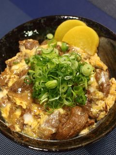 神戸のご当地グルメの! すじ玉丼♪ -レシピのメイン写真