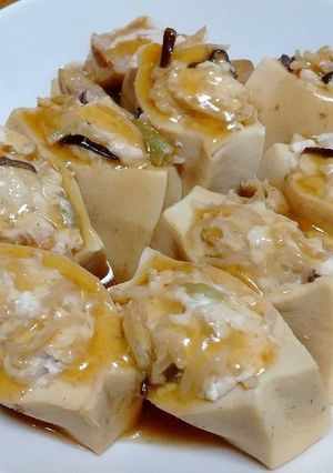 ほっこり変身♡切干し大根入りひき肉の袋煮-レシピのメイン写真