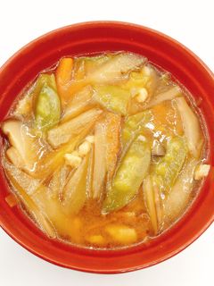 【病院】けんちんみそ汁【給食】-レシピのメイン写真