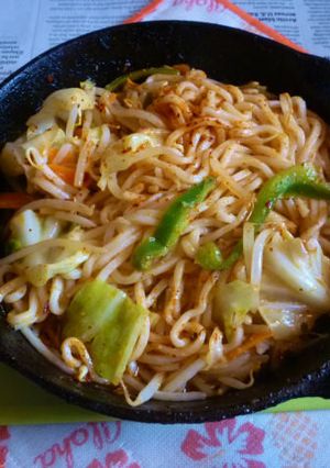 ピーマン野菜MIXペペロンチーノ焼うどん-レシピのメイン写真