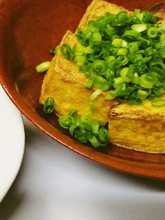 さっぱり美味しい♪ねぎポン厚揚げ-レシピのメイン写真