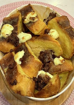 あんことクリチーのパン　プディング-レシピのメイン写真