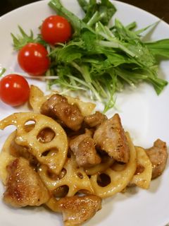 豚とレンコンでごく簡単酢豚風-レシピのメイン写真