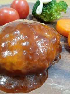 ハンバーグソースξ人参グラッセのタレ活用-レシピのメイン写真