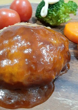 ハンバーグソースξ人参グラッセのタレ活用-レシピのメイン写真