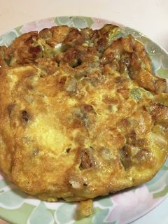自然薯(山芋)の端っこのホクホク玉子焼き-レシピのメイン写真