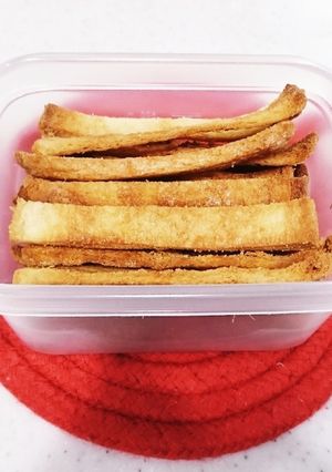 トースターでサクサクパンの耳ラスク☆-レシピのメイン写真