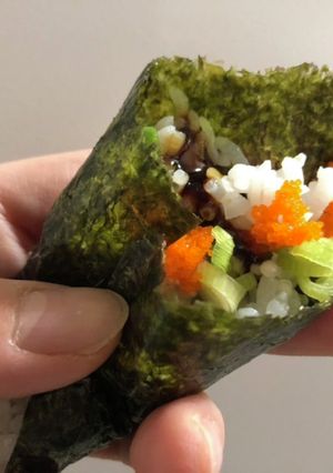 １分で作って食べられる手巻きキンパ-レシピのメイン写真