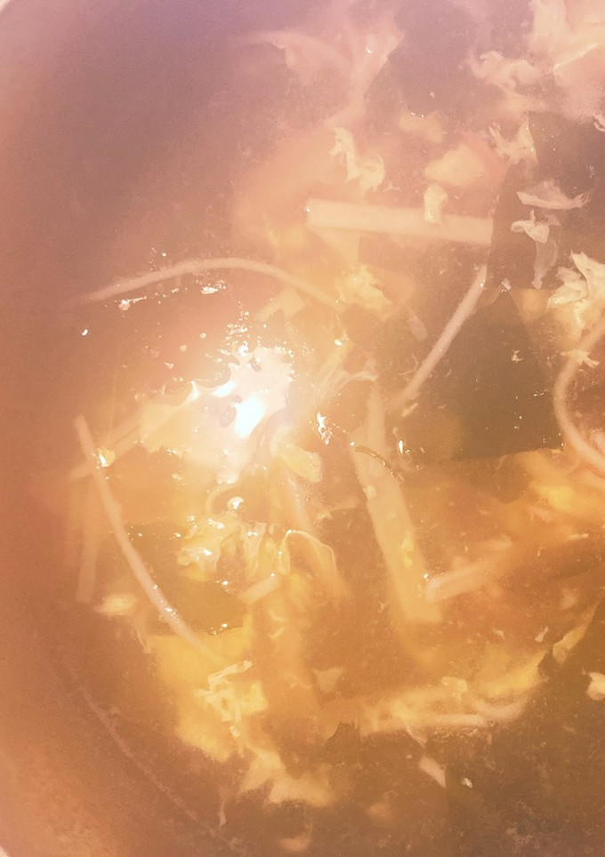 我が家の超〜簡単ふわふわ卵スープ-レシピのメイン写真