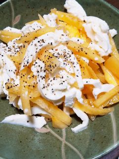 柿とモッツァレラチーズのサラダ-レシピのメイン写真