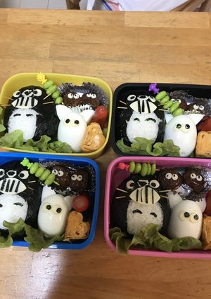 トトロキャラ弁-レシピのメイン写真