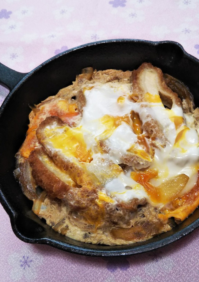 めんつゆとすき焼のたれで☆簡単カツ煮-レシピのメイン写真